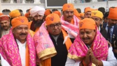 Photo of उद्योग मंत्री डॉ दिलीप जायसवाल भाजपा कार्यकारी राष्ट्रीय अध्यक्ष नितिन नवीन संग पहुंचे तख्त हरिमंदिर, मत्था टेक की देशवासियों के कल्याण की कामना