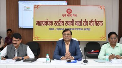 Photo of पूमरे महाप्रबंधक छत्रसाल सिंह की अध्यक्षता में हुई स्थायी वार्ता तंत्र (पीएनएम) की बैठक,’सेवा संकल्प प्रस्ताव’ कार्यक्रम का हुआ आयोजन