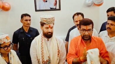 Photo of केंद्रीय मंत्री चिराग पासवान ने किया अनुपम बिहार होटल का उद्घाटन, सांसद शांभवी भी रही मौजूद