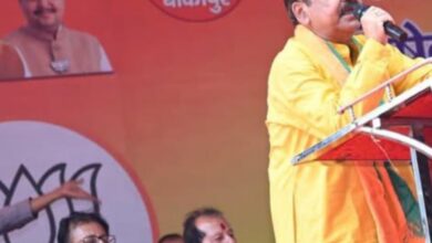 Photo of भाजपा उम्मीदवार अभिषेक सिंहा उर्फ़ बंटी के नामांकन उपरांत विशाल जन सभा को राजस्व मंत्री डॉ दिलीप जायसवाल ने किया संबोधन