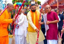 Photo of इस्कॉन मंदिर और गर्दनीबाग ठाकुरबाड़ी में आयोजित भगवान श्री जगन्नाथ रथ यात्रा का शुभारंभ मुख्य मंत्री सम्राट चौधरी ने किया